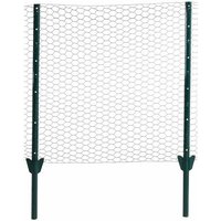 Zaunset Sechseckgeflecht Zaun Draht 1,20 x 25 m Komplett-Set Drahtzaun 25 mm von ESTEXO