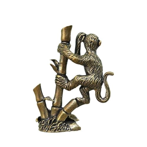 ESTINTENG Messing-Affen-Ornament mit zwölf Sternzeichen, Affe, klein, Bronze, Affen von ESTINTENG