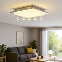 Esto - 19 Watt led Decken Leuchte Kristall Luster Beleuchtung Glas Lampe 749027 von ESTO