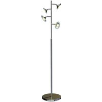 20 Watt cob-led Stehleuchte Standleuchte Beleuchtung Chrom Leuchte Starled 780004-4 von ESTO