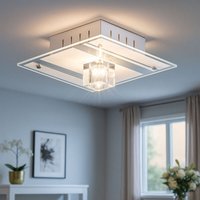 Esto - Deckenleuchte Deko Metall lackiert Spiegel Glas satiniert Diamantis 40100 von ESTO