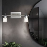 Wandleuchte Wandlampe Spotleuchte Flurleuchte Schlafzimmer, 2 flammig Spots beweglich, Chrom Glas klar Stahl, 2x led 5W 450Lm 3000K, b 40cm Wandleuchte Wandlampe Spotleuchte Flurleuchte Schlafzimmer, 2 flammig Spots beweglich, Chrom Glas klar Stahl, 2x led 5W 450Lm 3000K, b 40cm von ESTO