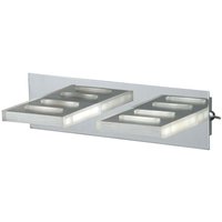 Wandleuchte chrom led Wandlampe Treppenhausleuchte Schlafzimmerleuchte, 2x 5W 2x 405lm warmweiß Esto 745000-2 von ESTO