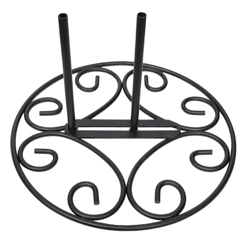 Eleganter Ständer für Flaggen, Metall, stabiler 900 g, massiver Stahl, schwarz, entworfen für Gartenflaggenständer, 27,9 cm breit x 15,2 cm hoch, amerikanische Flaggen für den Außenbereich und Eleganter Ständer für Flaggen, Metall, stabiler 900 g, massiver Stahl, schwarz, entworfen für Gartenflaggenständer, 27,9 cm breit x 15,2 cm hoch, amerikanische Flaggen für den Außenbereich und von ESTTOP