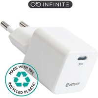 Estuff - infinite usb-c pd 30W GaN Ladegerät, Weiß, 98% Recycelt, eu, ES637027 Estuff - infinite usb-c pd 30W GaN Ladegerät, Weiß, 98% Recycelt, eu, ES637027 von ESTUFF