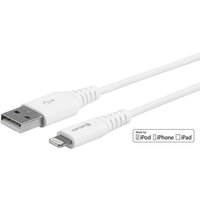 Lightning MFI-Kabel, 3 m, weiß, 8-poliger Lightning – USB-A-Stecker, für Apple-Geräte (C89-Chipsatz), ES601304 - Estuff von ESTUFF