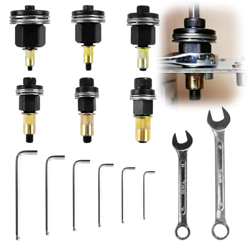 14 Stück Handnietwerkzeug Set - M3-M4-M5-M6-M8-M10 mit 2 Ringmaulschlüssel 6 Winkelschraubendreher, Hand-Nietmuttern-Werkzeug, Nietmutter Pistole Werkzeug, Nietwerkzeug, Manuelle Nietmaschine Zubehör von ESTVIIG
