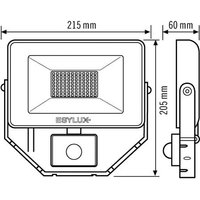 ESYLUX LED-Strahler mit BWM 3000K schwarz BASICAFLTR3000830MDB - EL10810855 ESYLUX LED-Strahler mit BWM 3000K schwarz BASICAFLTR3000830MDB - EL10810855 von ESYLUX ESYLUX