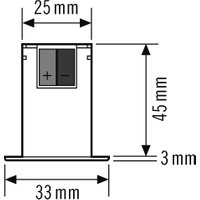 ESYLUX Lichtsensor für KNX-System LS FLAT mini KNX - ED10429002 von ESYLUX ESYLUX