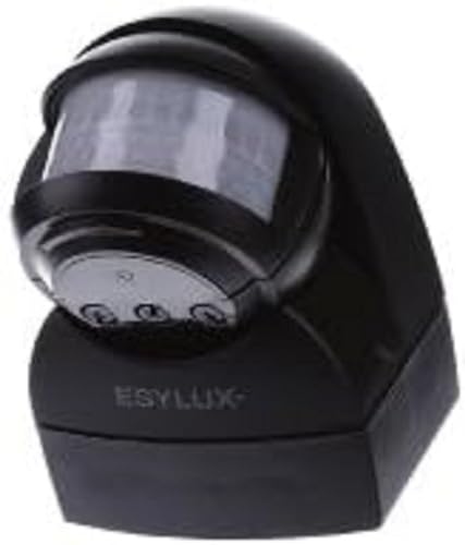 ESYLUX EM10025334 Aufputz Bewegungsmelder 200° Schwarz IP44 von ESYLUX