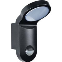 ESYLUX AOL 100 LED 3K sw EL10750717 Wandleuchte mit Bewegungsmelder LED fest eingebaut LED Schwarz von ESYLUX