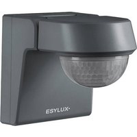 ESYLUX EM10025389 Decke, Wand, Aufputz Bewegungsmelder 230° Grau IP55, IK07 von ESYLUX