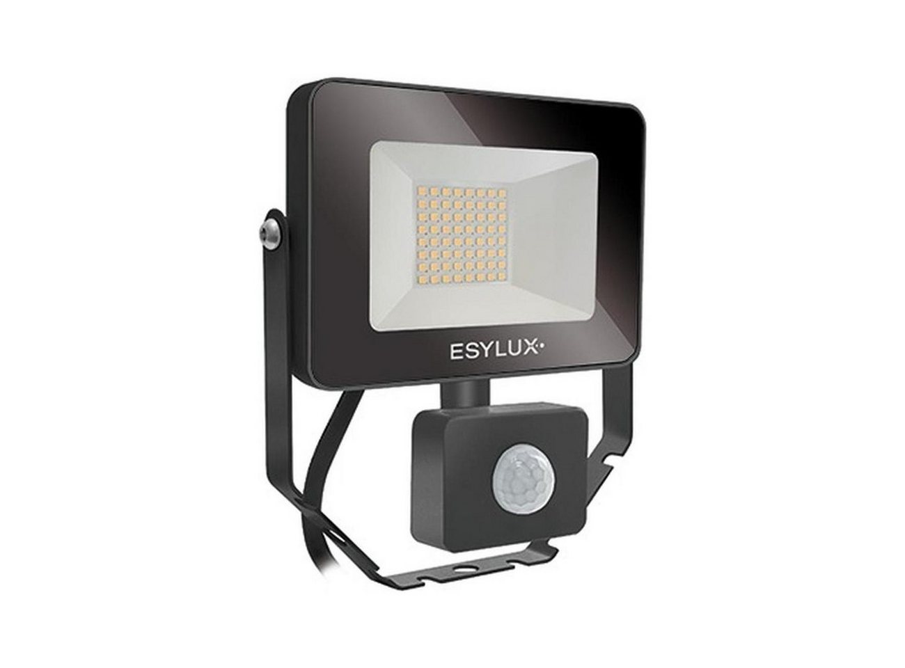 ESYLUX Flutlichtstrahler Esylux LED-Strahler 10W OFL/AFL BASIC 3000K sw 1LE von ESYLUX