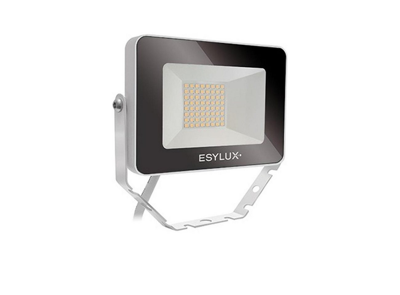 ESYLUX Flutlichtstrahler Esylux LED-Strahler 10W OFL/AFL BASIC 3000K ws 1LE von ESYLUX