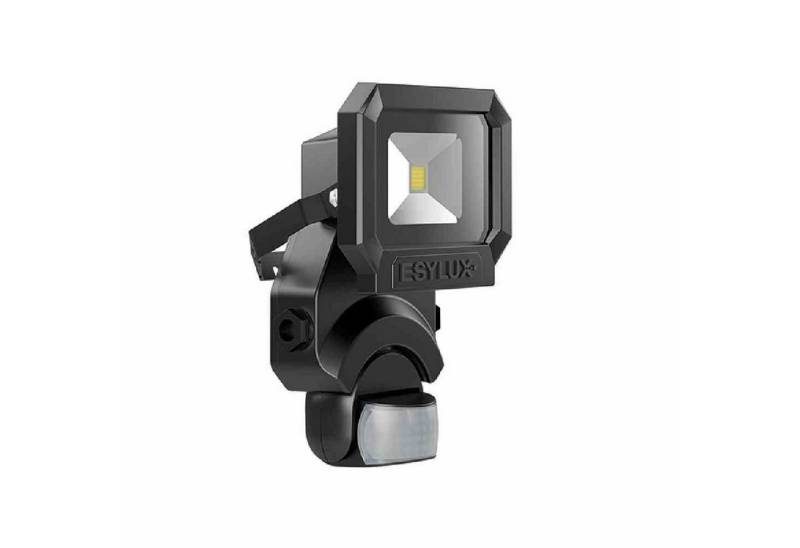 ESYLUX Wandleuchte OFL/AFL SUN LED-Strahler 10W 1 LED schwarz + Bewegungsmelder von ESYLUX