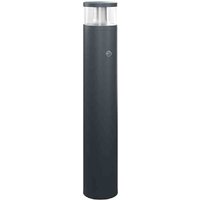 Esylux - alva LED-Pollerleuchte, 18W, 84LEDs, IP65, 3000K, 1150lm, anthrazit, Aluminium, Kunststoff transparent, mit Bewegungsmelder von ESYLUX