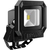 LED-Strahler 10W ofl/afl sun 3000K a+ sw 1LED 800lm IP65 mt Konv breitstrahlend OFLSUNLED10W3KSCHWARZ - Esylux von ESYLUX