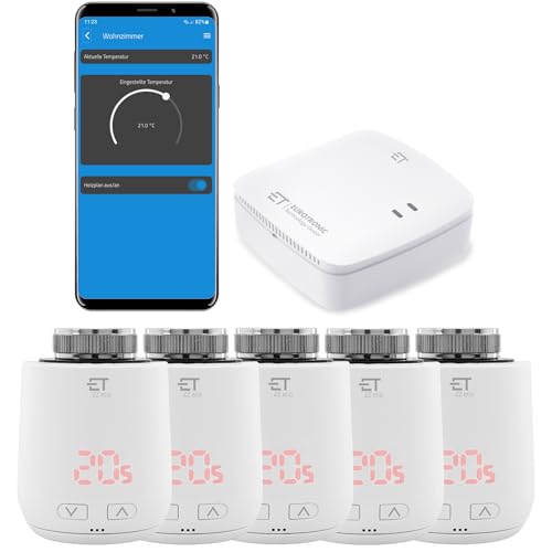 Eurotronic Comet ZZ eco: 5-mal Smartes ZigBee Heizkörperthermostat. ZigBee Funk Heizungssteuerung Set inkl. gratis App und Gateway. Eurotronic Comet ZZ eco: 5-mal Smartes ZigBee Heizkörperthermostat. ZigBee Funk Heizungssteuerung Set inkl. gratis App und Gateway. von ET - EUROTRONIC Technology GmbH