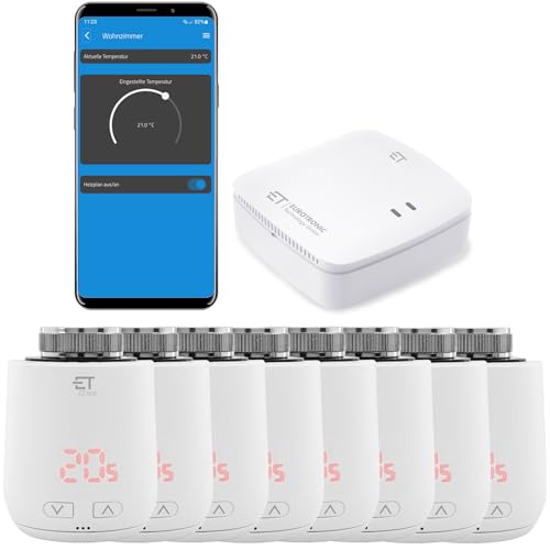 Eurotronic Comet ZZ eco: 8-mal Smartes ZigBee Heizkörperthermostat. ZigBee Funk Heizungssteuerung Set inkl. gratis App und Gateway. Eurotronic Comet ZZ eco: 8-mal Smartes ZigBee Heizkörperthermostat. ZigBee Funk Heizungssteuerung Set inkl. gratis App und Gateway. von ET - EUROTRONIC Technology GmbH