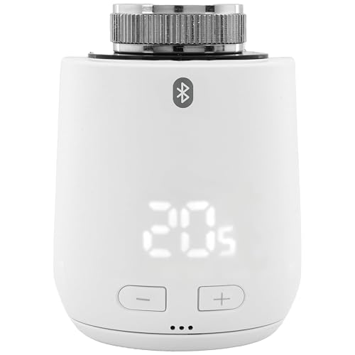 Eurotronic Comet Zero Bluetooth (Smartes Bluetooth Thermostat mit LED-Display, einfache Temperatureinstellung mit Bluetooth per App, Heizkörperthermostat), weiß von ET - EUROTRONIC Technology GmbH