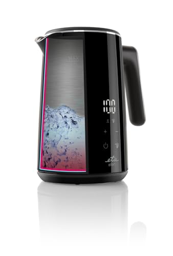 ETA Doppelwandiger Wasserkocher Ellen I 1.850–2.200 W I 1,5 l I 40 bis -100 °C I LED-Anzeige I KEEP WARM Funktion I Speicherfunktion von ETA