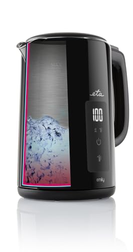 ETA Doppelwandiger Wasserkocher Emily I 1.800–2.000 W I 1,5 l I 40 bis -100 °C I LED-Anzeige I KEEP WARM Funktion I Speicherfunktion ETA Doppelwandiger Wasserkocher Emily I 1.800–2.000 W I 1,5 l I 40 bis -100 °C I LED-Anzeige I KEEP WARM Funktion I Speicherfunktion von ETA