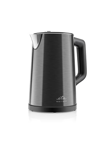 ETA Doppelwandiger Wasserkocher Ester I 1.5 Liter I I 40-100°C I 2200W I LED-Display I KEEP-WARM Funktion I STRIX-Kontaktsystem I automatische Abschaltung I Wasserstandsanzeige ETA Doppelwandiger Wasserkocher Ester I 1.5 Liter I I 40-100°C I 2200W I LED-Display I KEEP-WARM Funktion I STRIX-Kontaktsystem I automatische Abschaltung I Wasserstandsanzeige von ETA
