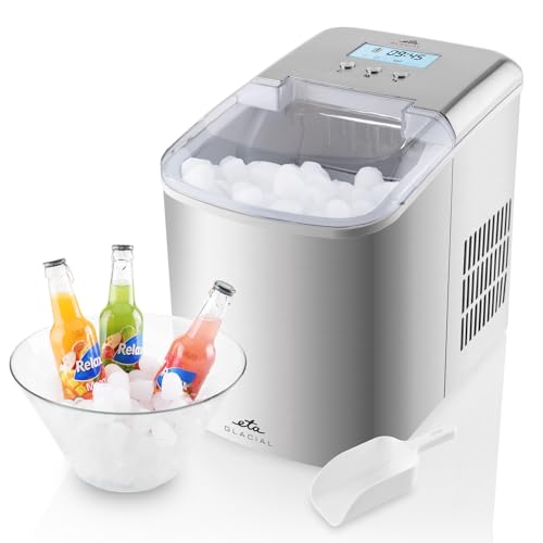 ETA Eiswürfelmaschine Glacial I Eiswürfelautomat I Edelstahl I Eiswürfelbereiter 2 Liter I 2 Eiswürfelgrößen I Produktionskapazität 15 kg / 24 St. I Display I Reinigungsprogramm I ETA Eiswürfelmaschine Glacial I Eiswürfelautomat I Edelstahl I Eiswürfelbereiter 2 Liter I 2 Eiswürfelgrößen I Produktionskapazität 15 kg / 24 St. I Display I Reinigungsprogramm I von ETA