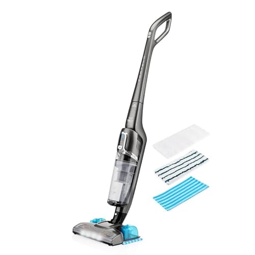 ETA Hand- und Akkustaubsauger Fortelo I 3 in1 I 36V Lion Batterie I Wischaufsatz Click & CLEAN I 2 Saugstufen I HEPA Filter I LED I 150ml I Wischen und Saugen in einem Schritt von ETA