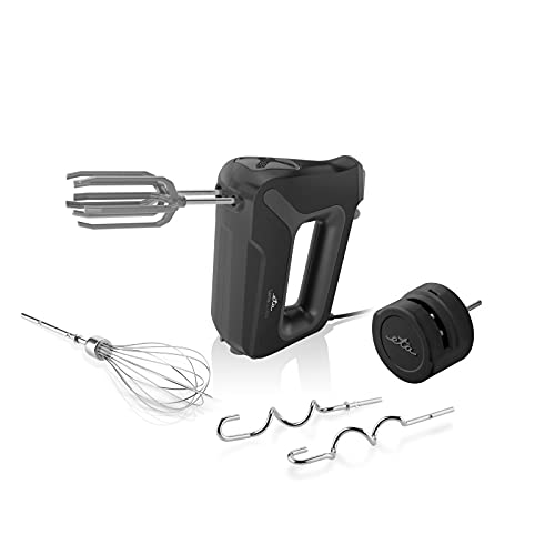 ETA Handmixer Lento mit Ergonomisches Griffdesign - 3 Geschwindigkeiten, Messerschärfer, 550W, Schwarz von ETA