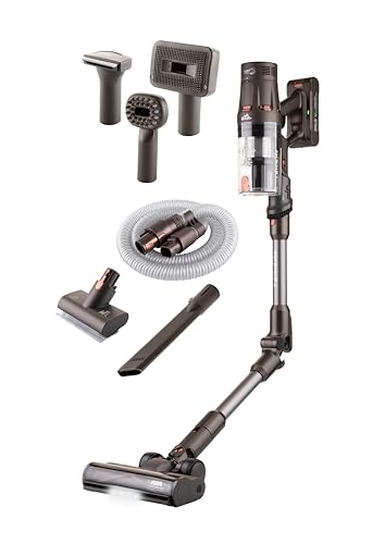 ETA Stab- und integrierter Handstaubsauger Terier | Li-Ion 25,2 V I bis zu 80 Minuten Laufzeit | 2× HEPA-Filter | 0,5 l Staubbehälter | OLED Touchscreen | Digitaler Motor | Smart Dust Senzor von ETA
