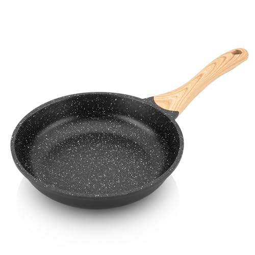 ETA Titan-Induktionspfanne I Titanium II I Pfanne 24 cm I Induktiongeignet I antihaftbeschichtet I PFOA Cadmium Frei I alle Herdarten I spülmaschinenfest von ETA