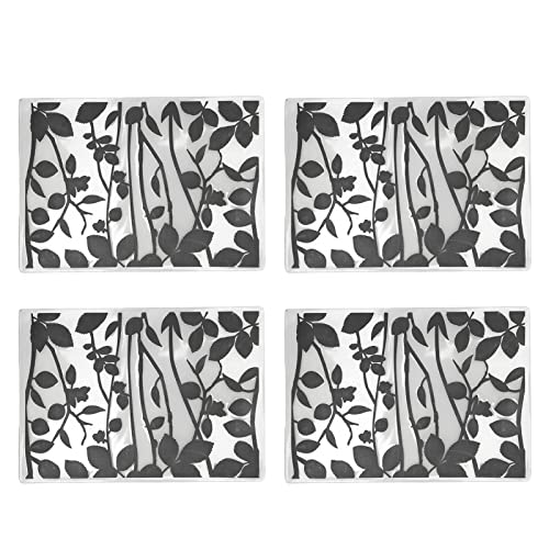 4 PCs Handarbeit Prägeordner Kunststoff geprägte Designs Vorlagen für Handwerksprojekte von ETAINGYEUN