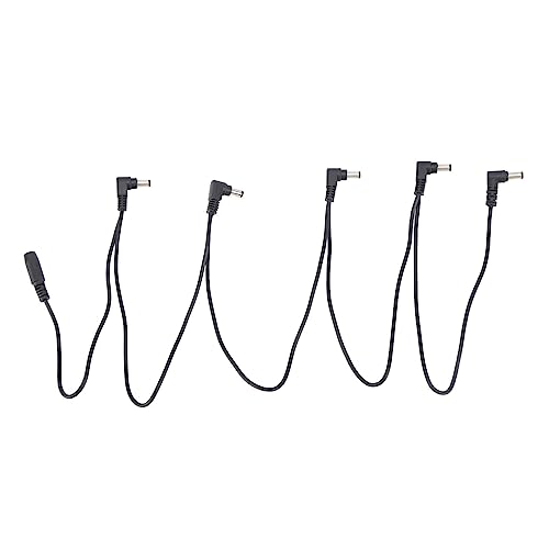 5 -Wege Daisy Chain Cable Universal Gitarre Effect Pedal Netzteil Splitter Kabel professionelle Geräusch -Isolation Performance für die meisten Marken -Gitarren -Effekt -Pedale von ETAINGYEUN