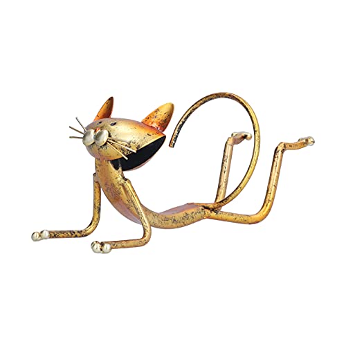 ETAINGYEUN Katze geformte Statue Weinregal Metall Statue Kunstwerk Moderne Tierhandwerk Weinregal ation von ETAINGYEUN