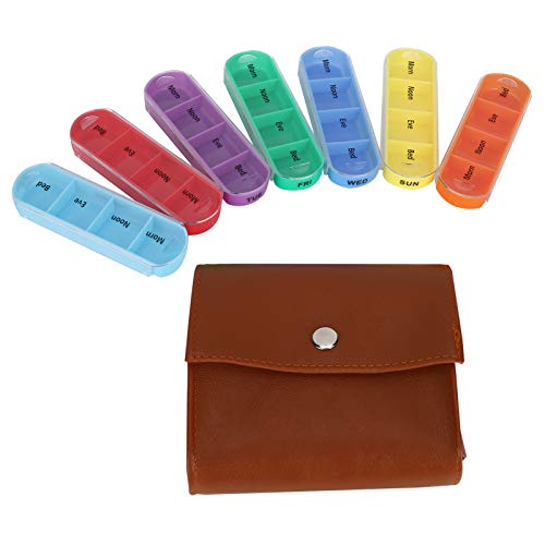 ETAINGYEUN Tragbart 28 Grid Storage Box Weekly Colored Tablets Container Organizer Home Travel von ETAINGYEUN