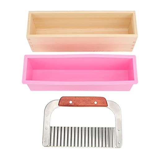 Holzlaibseife Cutter Form guter Silikonmaterialseife Making Kit einfache Demoulding -Kuchen -Eis Schokolade machen Sie es selbst Handwerksseife -Werkzeuge von ETAINGYEUN