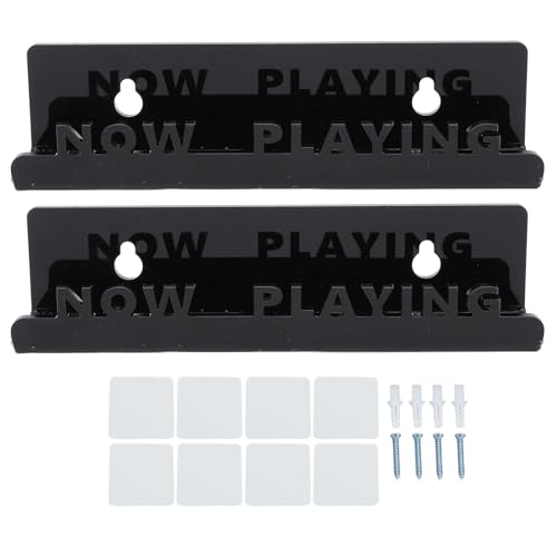 ETAINGYEUN Wall Mount ACRYL Record Shelf FÜR DAS Wohnzimmer BÜRO (Schwarz) von ETAINGYEUN