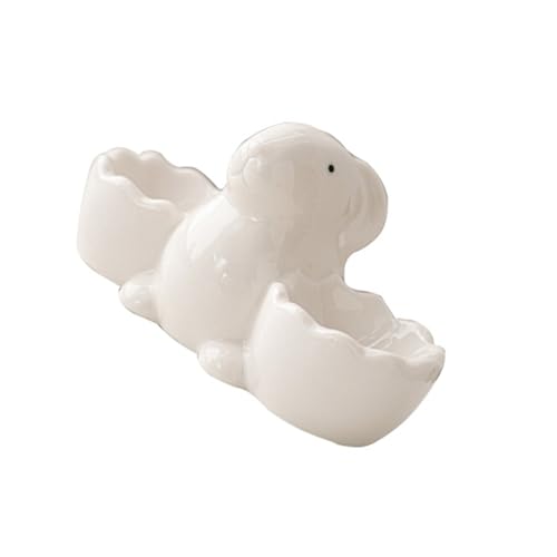 Charm Hasen Eierbecher Keramik Eiertablett weich gekochte Eier Halter bringen Spaß in Ihre Morgenroutine Hasen Eier Zubehör von ETAWDE