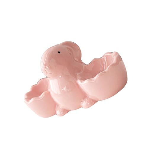 Charm Hasen Eierbecher Keramik Eiertablett weich gekochte Eier Halter bringen Spaß in Ihre Morgenroutine Hasen Eier Zubehör von ETAWDE
