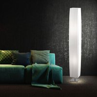 Etc-shop - 14 Watt led Steh Stand Leuchte Lampe Lese Licht Textil weiß Beleuchtung von ETC-SHOP