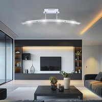 Etc-shop - 20 Watt led Deckenlampe Beleuchtung Lampe Chrom Leuchte Büro Wohnzimmer Etc-shop - 20 Watt led Deckenlampe Beleuchtung Lampe Chrom Leuchte Büro Wohnzimmer von ETC-SHOP