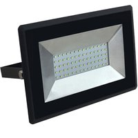 2er Set 50W led Außen Strahler schwarz alu Garten Beleuchtung Haus Wand Lampe Spot verstellbar von ETC-SHOP