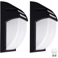 2er Set Wand Leuchten Fassaden Balkon Haus Tür Garten Außen Lampen im Set inkl. led Leuchtmittel 2er Set Wand Leuchten Fassaden Balkon Haus Tür Garten Außen Lampen im Set inkl. led Leuchtmittel von ETC-SHOP