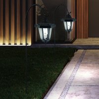 Etc-shop - 2er Set led Solar Laternen Beleuchtung Garten Leuchte IP44 Außen Lampen Steckleuchten Etc-shop - 2er Set led Solar Laternen Beleuchtung Garten Leuchte IP44 Außen Lampen Steckleuchten von ETC-SHOP