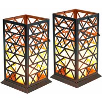 2er Set led Solar Steh Hänge Leuchten Balkon Feuereffekt Außen Lampen Laterne 2er Set led Solar Steh Hänge Leuchten Balkon Feuereffekt Außen Lampen Laterne von ETC-SHOP