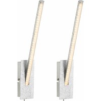Etc-shop - 2er Set led Wand Lampen Schlaf Gäste Zimmer Kristall Strahler Stab Leuchten Etc-shop - 2er Set led Wand Lampen Schlaf Gäste Zimmer Kristall Strahler Stab Leuchten von ETC-SHOP