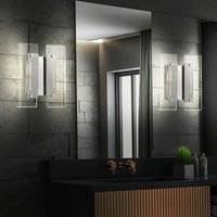 Etc-shop - 2er Set led Wand Leuchten Chrom Strahler Wohn Zimmer Beleuchtung Design Lampen Etc-shop - 2er Set led Wand Leuchten Chrom Strahler Wohn Zimmer Beleuchtung Design Lampen von ETC-SHOP