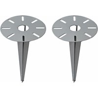 2x Außen Erd Boden Spieß Kabeldurchführung Universal Garten Dübel Rasendorn 2x Außen Erd Boden Spieß Kabeldurchführung Universal Garten Dübel Rasendorn von ETC-SHOP