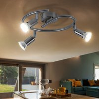 Etc-shop - 3-flammige 9W led Deckenlampe Spot Rondell Leuchte Esszimmer Küche Matrix von ETC-SHOP